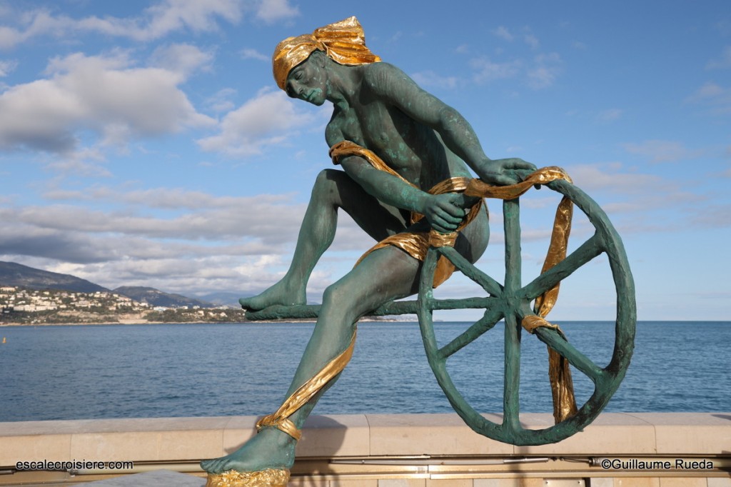 Statue d'Ulysse - Port de Monaco